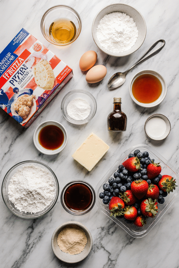 American Flag Fruit Pizza