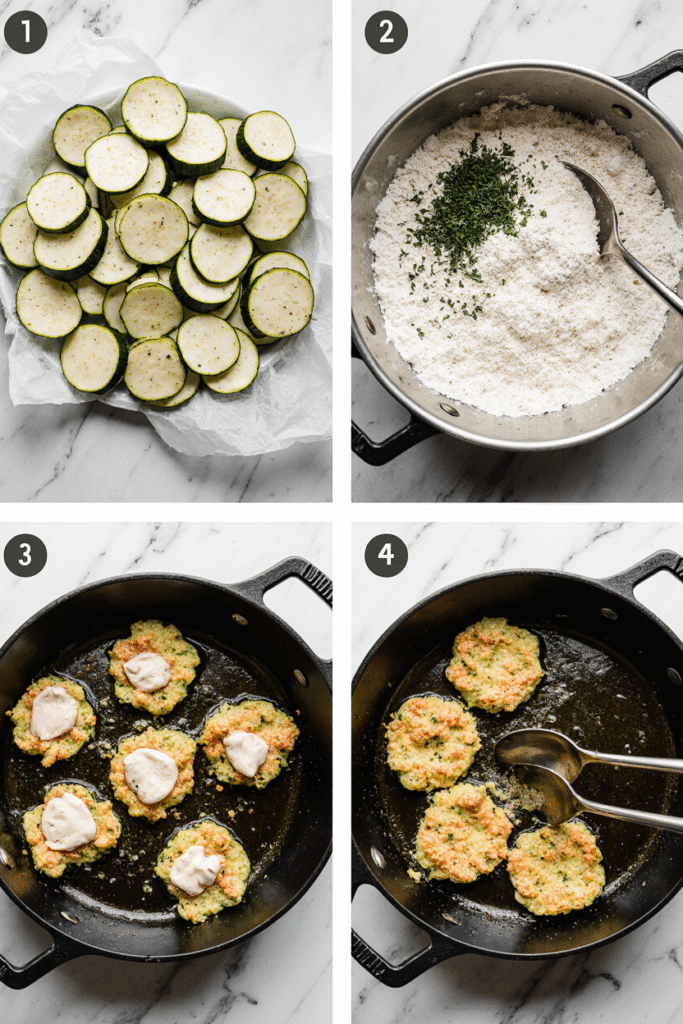 crispy zucchini fritters