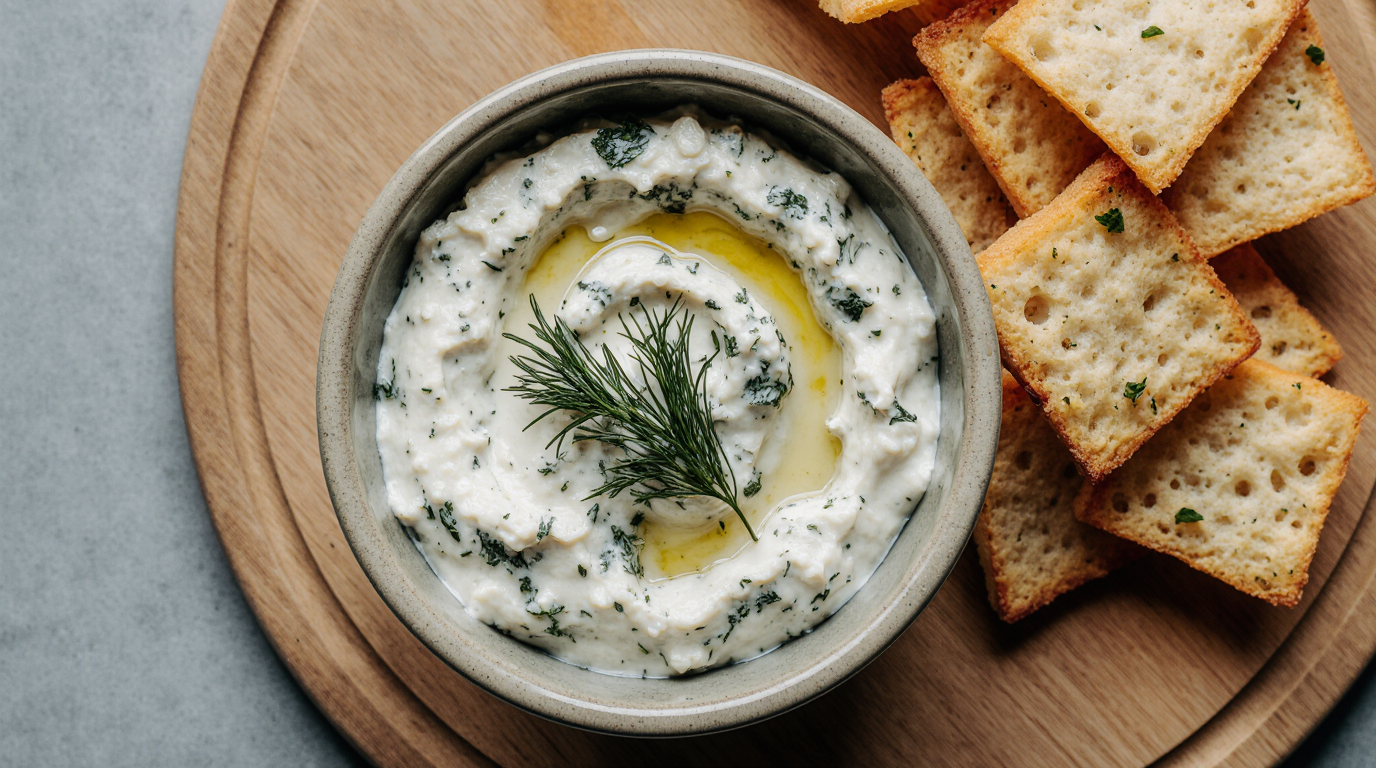 Homemade Herbed Feta Dip