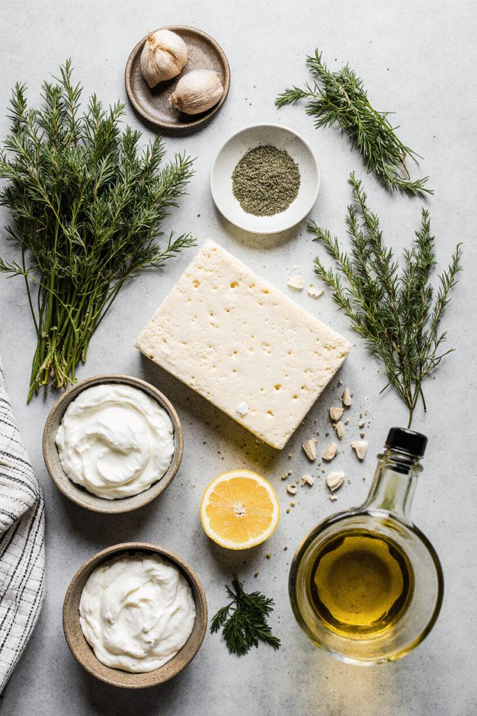 Homemade Herbed Feta Dip