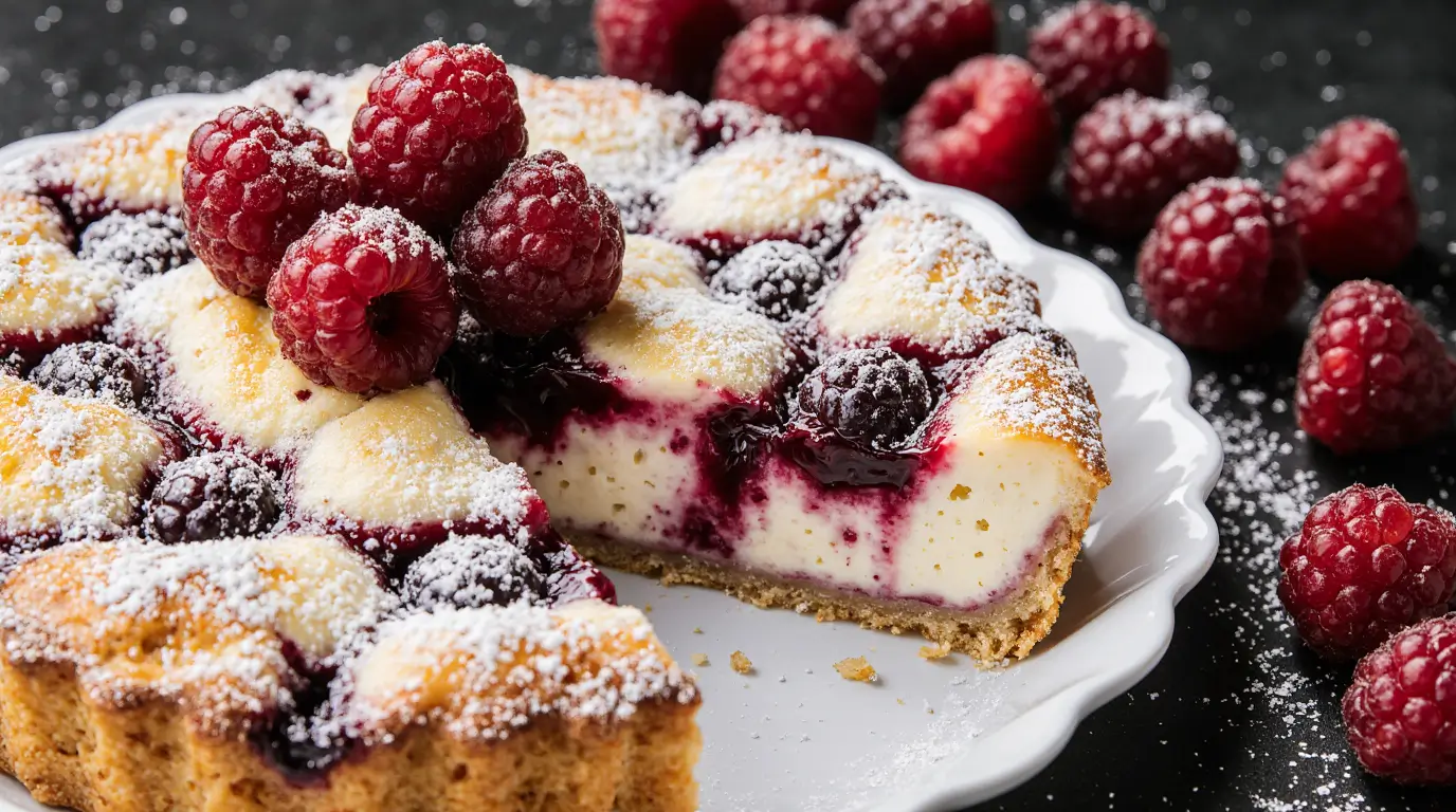 Berry Cottage Cheese Clafoutis