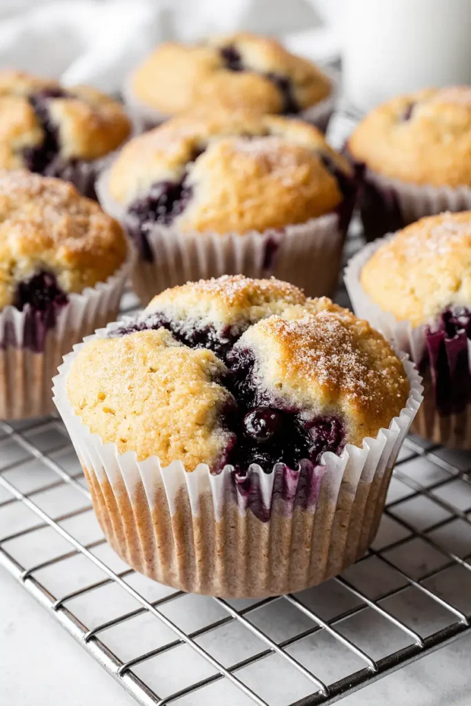 Breakfast Blueberry Muffins