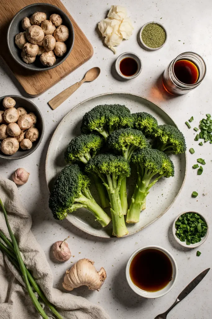 Broccoli and Mushroom Stir Fry