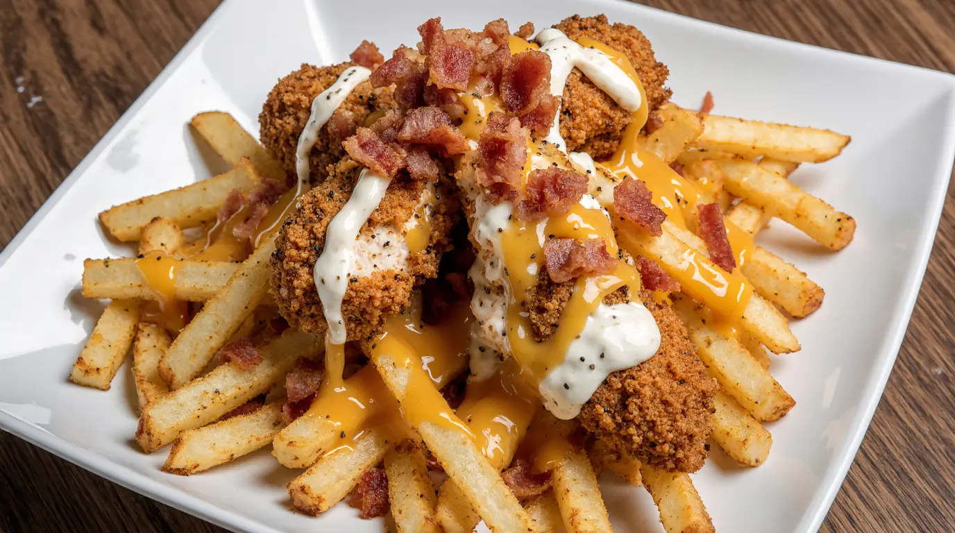 Crispy Chicken Bacon Ranch Fries