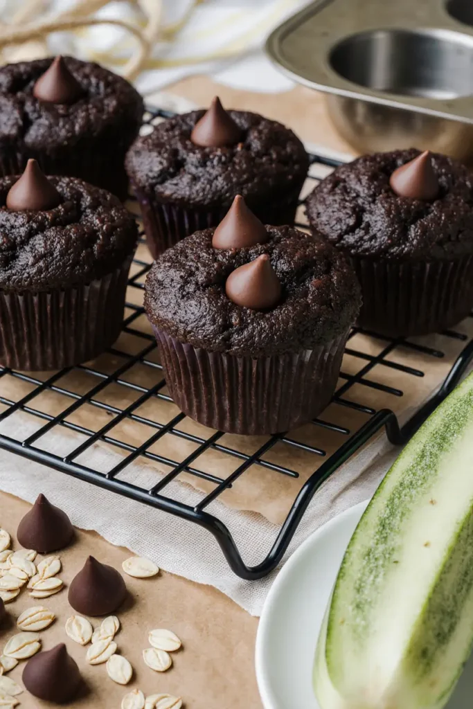 Chocolate Zucchini Muffins