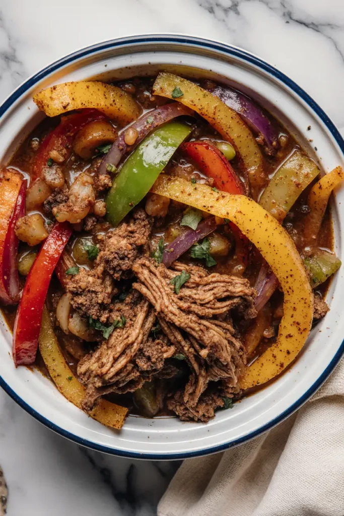 Easy Crockpot Fajitas