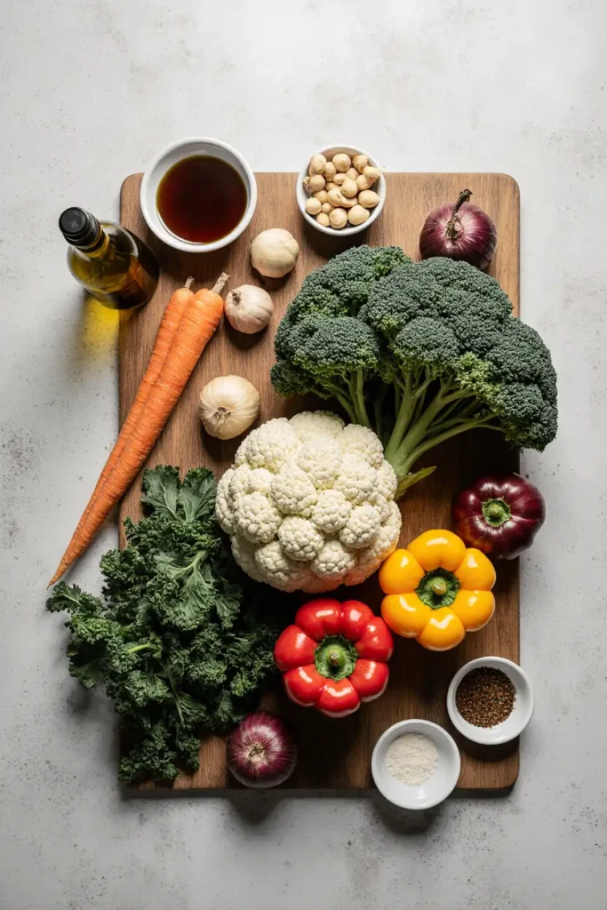 Garlic Roasted Vegetables