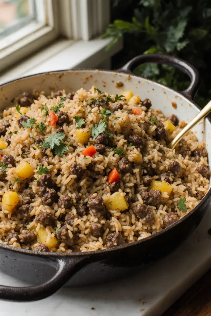 Ground Beef and Rice