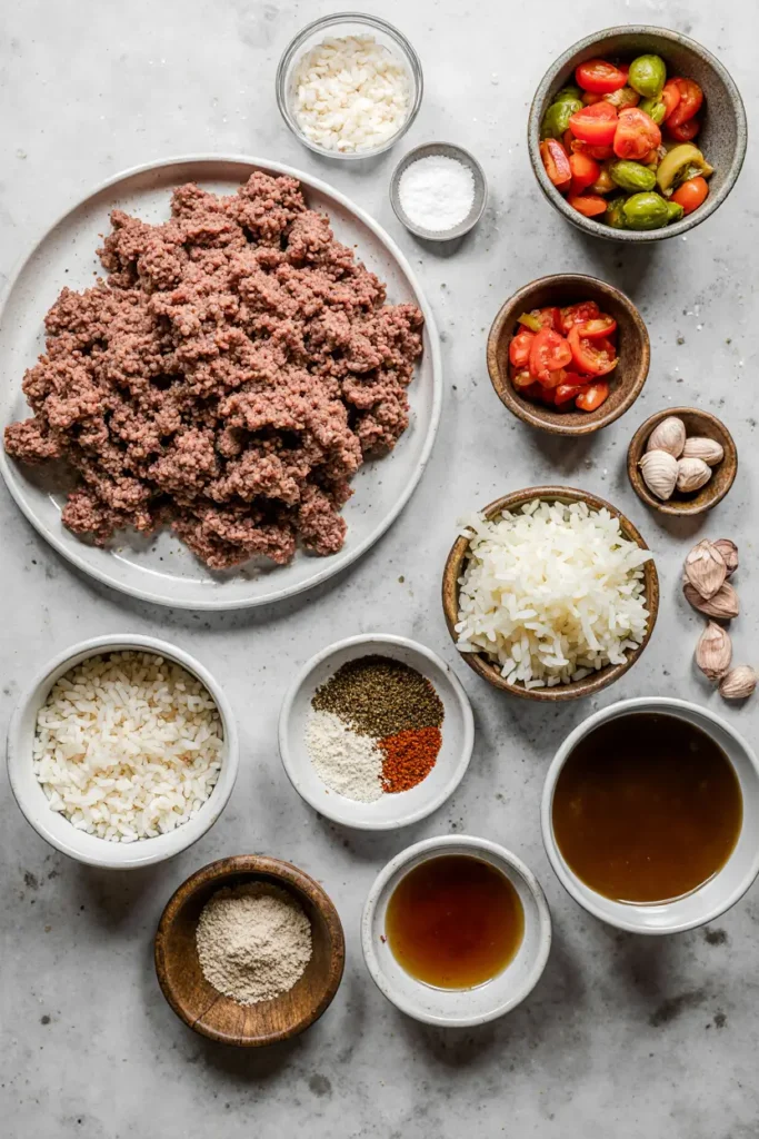 Ground Beef and Rice