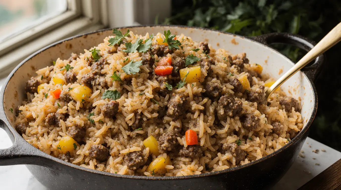 Ground Beef and Rice