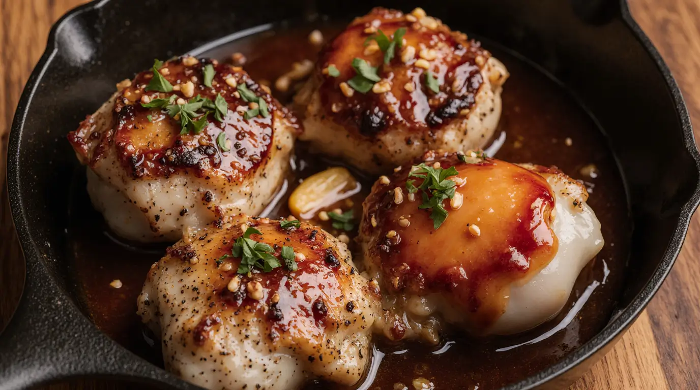 Honey Garlic Chicken Thighs