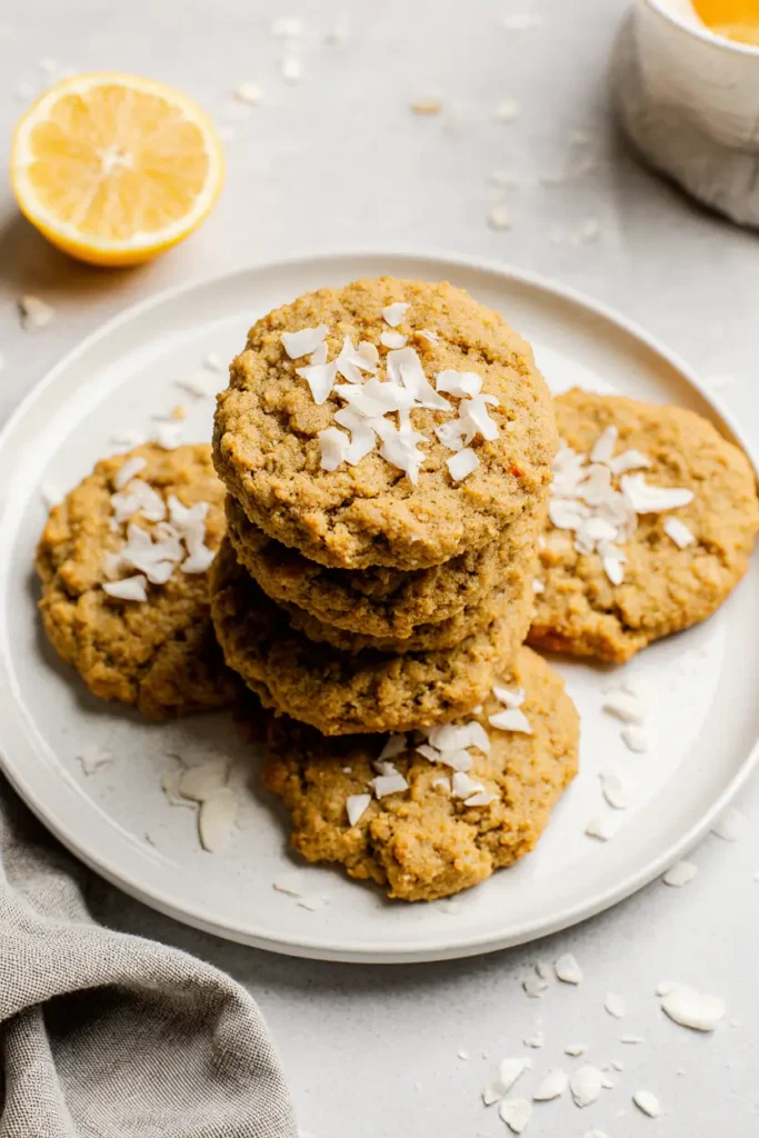 Easy lemon oatmeal no-bake cookies