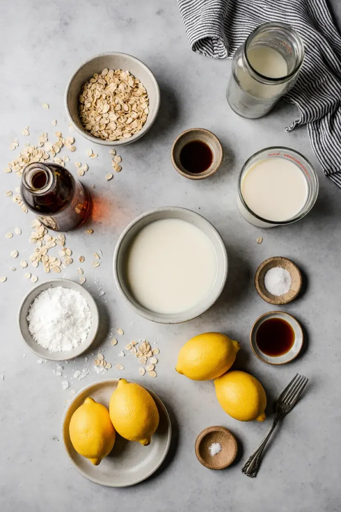 Easy lemon oatmeal no-bake cookies