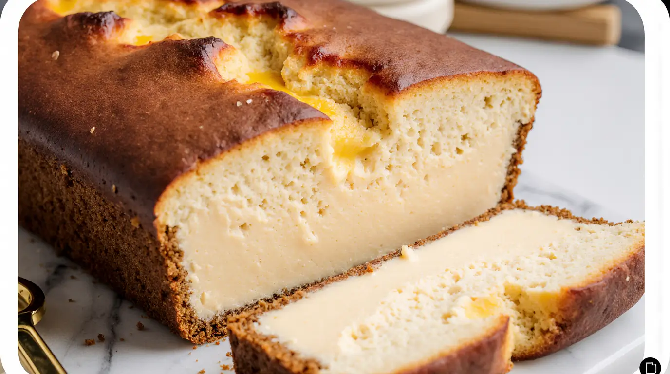 Loaf Pan Basque Cheesecake