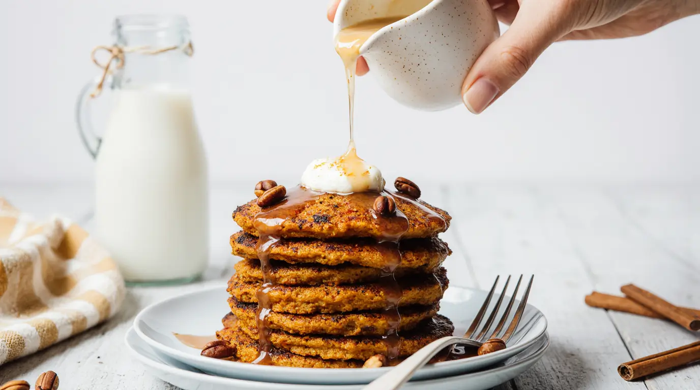Oatmeal Pumpkin Pancakes