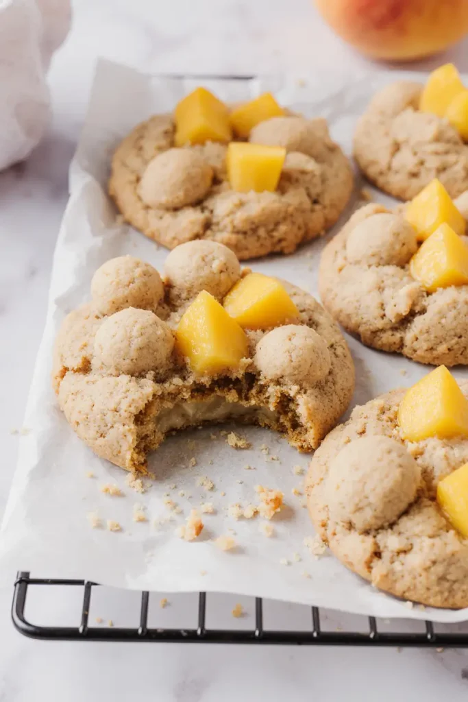 Peach Cobbler Cookies