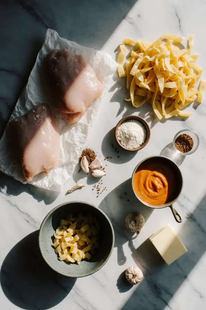 Pumpkin Alfredo with Chicken