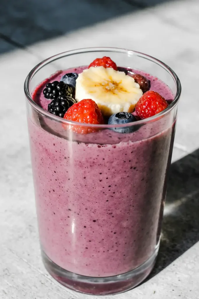 quick high protein breakfast smoothie