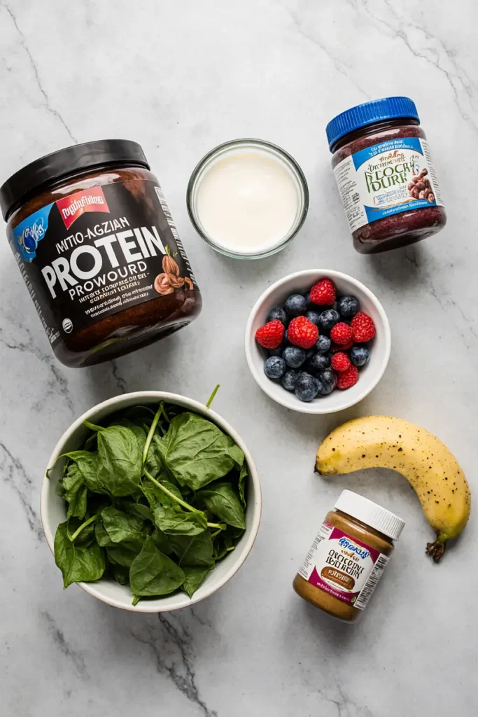 quick high protein breakfast smoothie