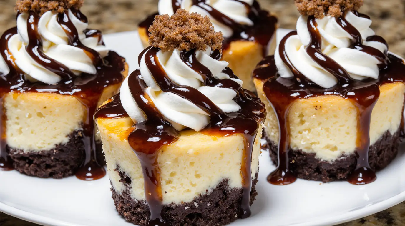 Salted Caramel Cheesecake Brownies