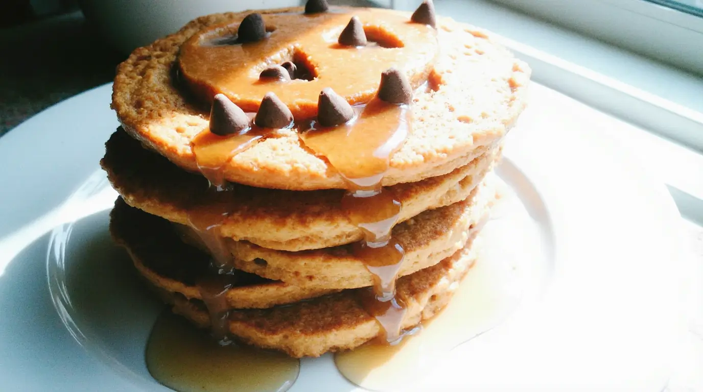 Spooky Halloween Pumpkin Pancakes