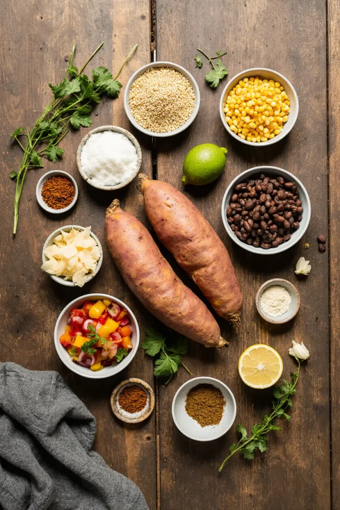 Baked Sweet Potato Boats