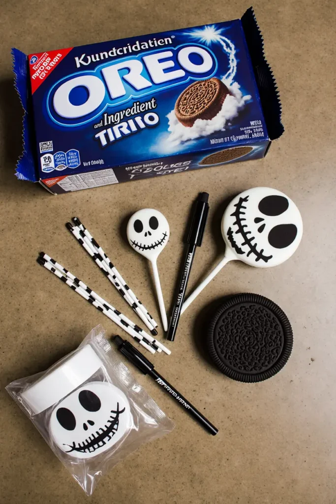 Jack Skellington Oreo Pops