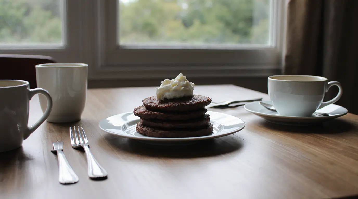 27g Protein Chocolate Pancakes