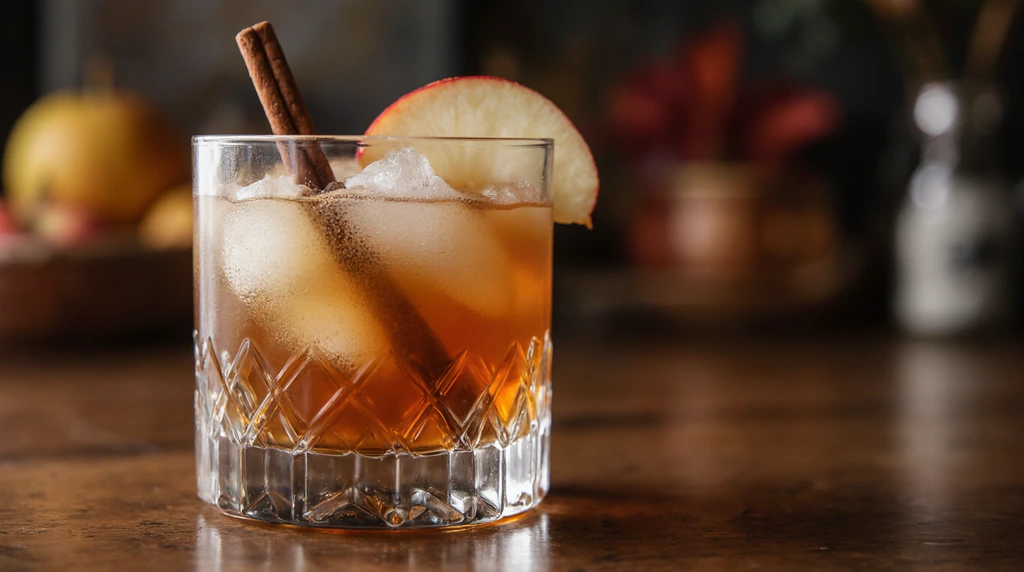 Apple cider cocktail