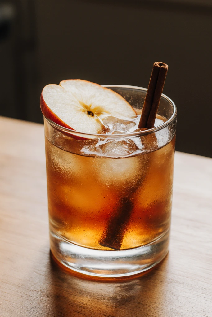 Apple cider cocktail