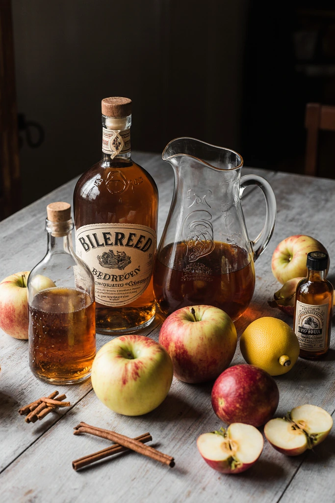 Apple cider cocktail