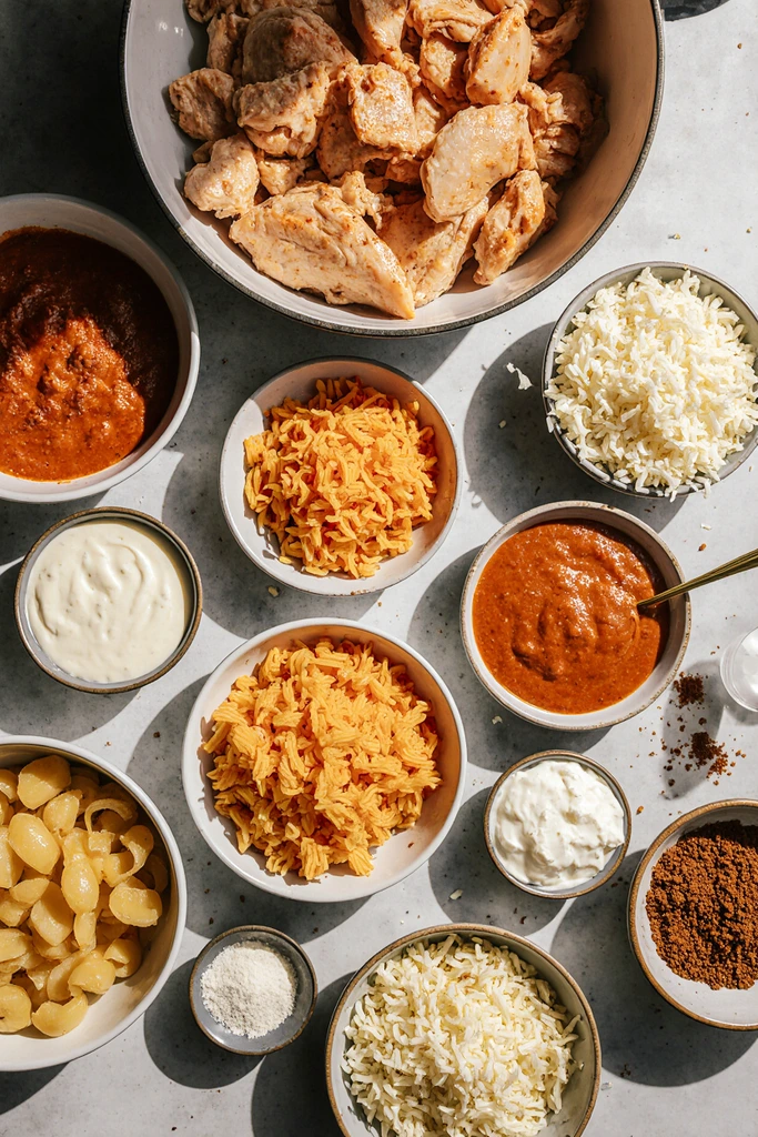 Buffalo Chicken Dip Pasta 