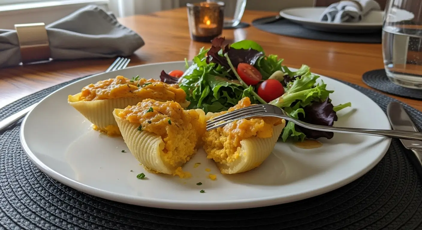 Butternut Squash Stuffed Shells