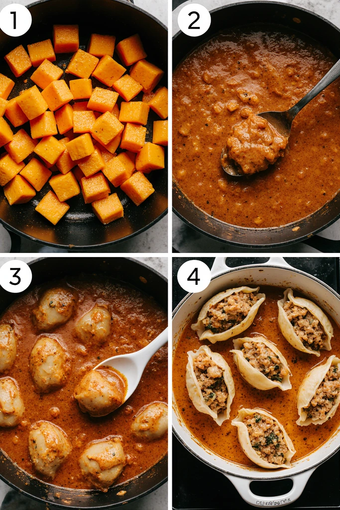 Butternut Squash Stuffed Shells