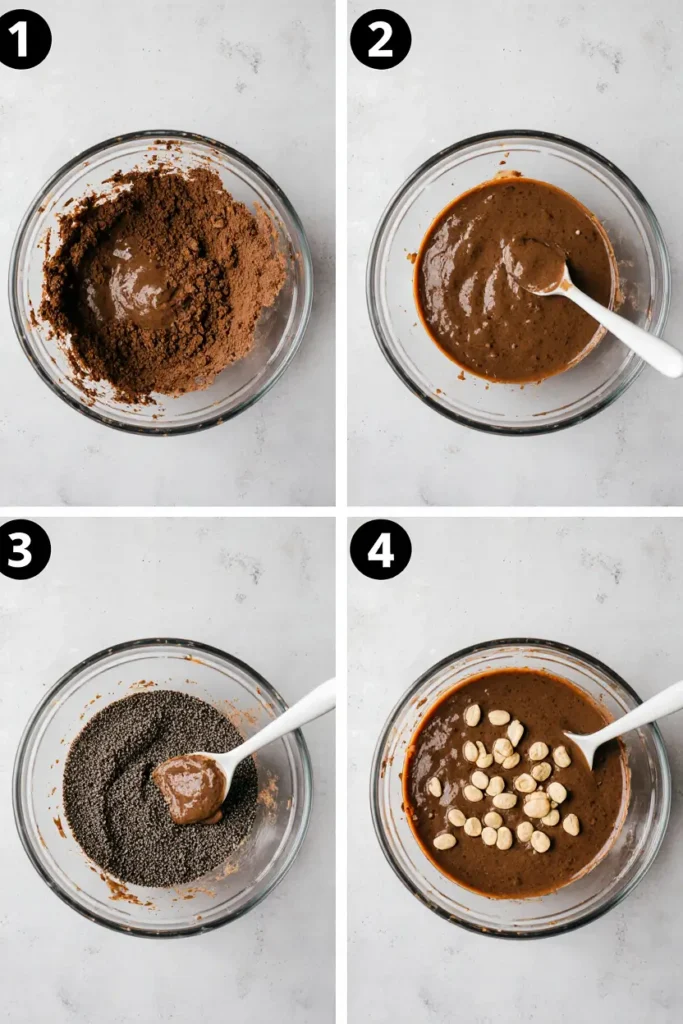 Chocolate Peanut Butter Chia Pudding