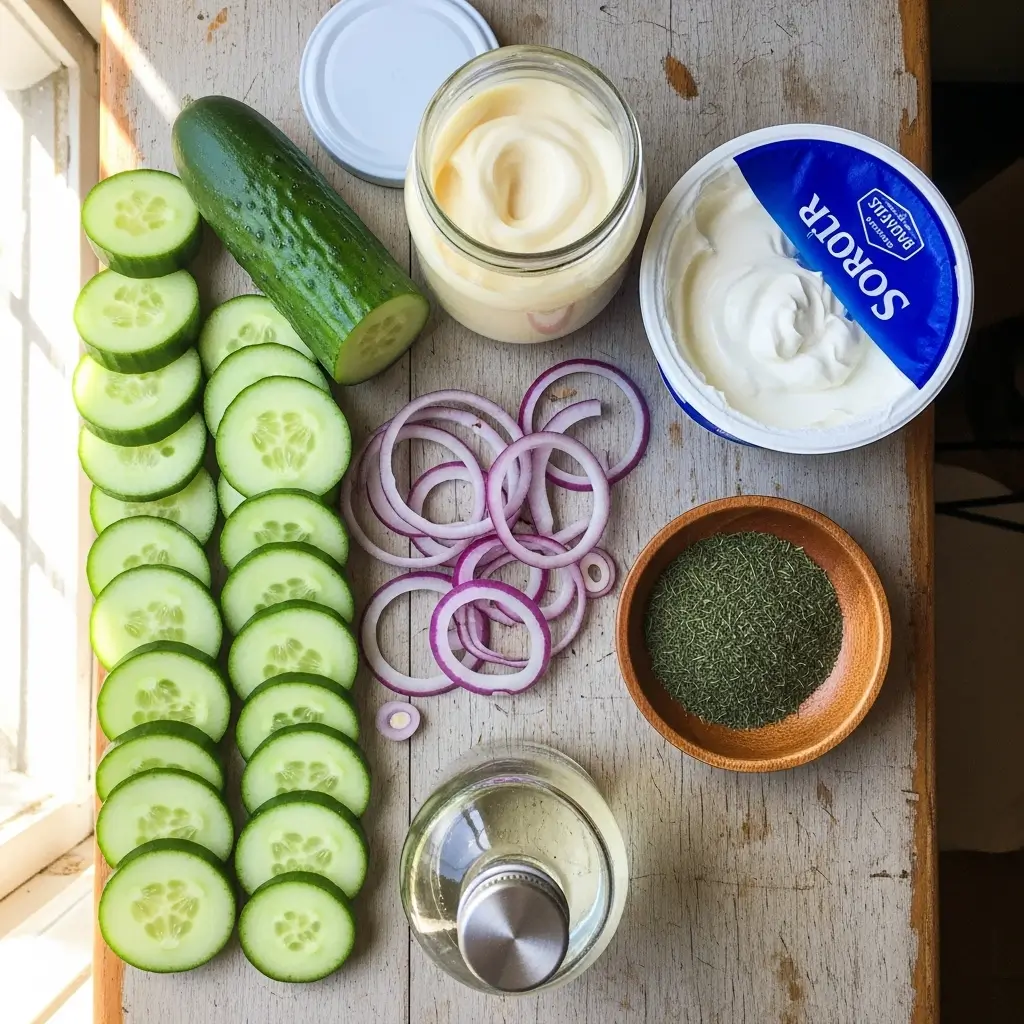 Creamy Cucumber Salad