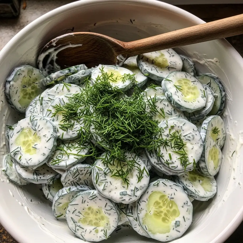 Creamy Cucumber Salad
