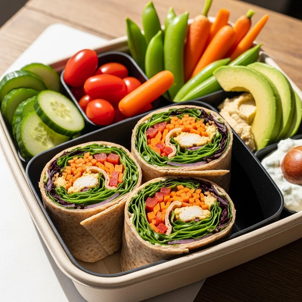 Upgraded Wrap and Veggie Combo