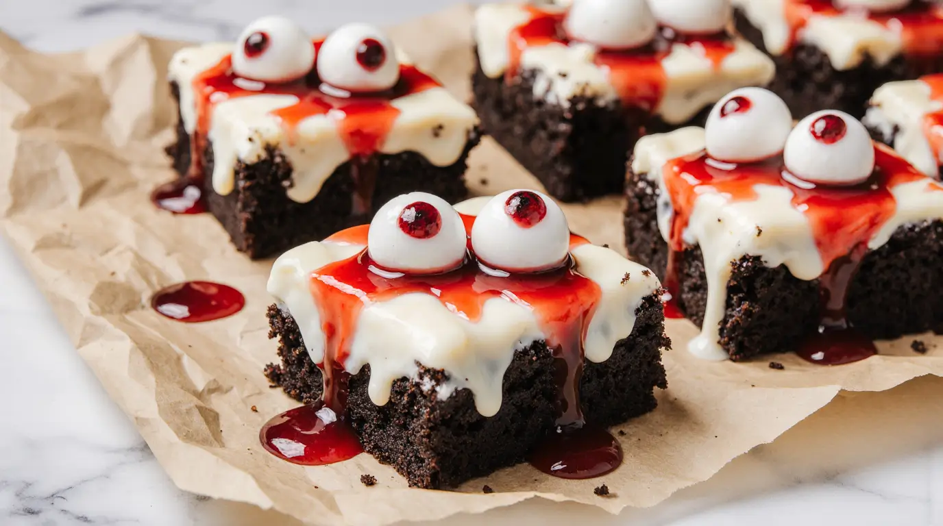 Halloween Eyeball Brownies