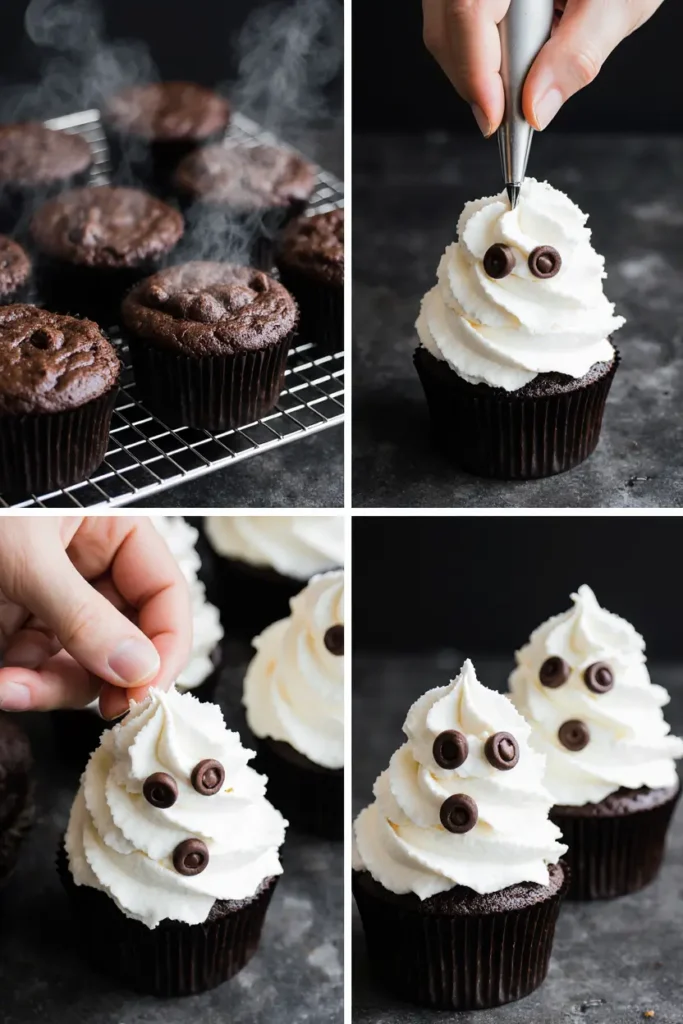 Halloween Ghost Cupcakes