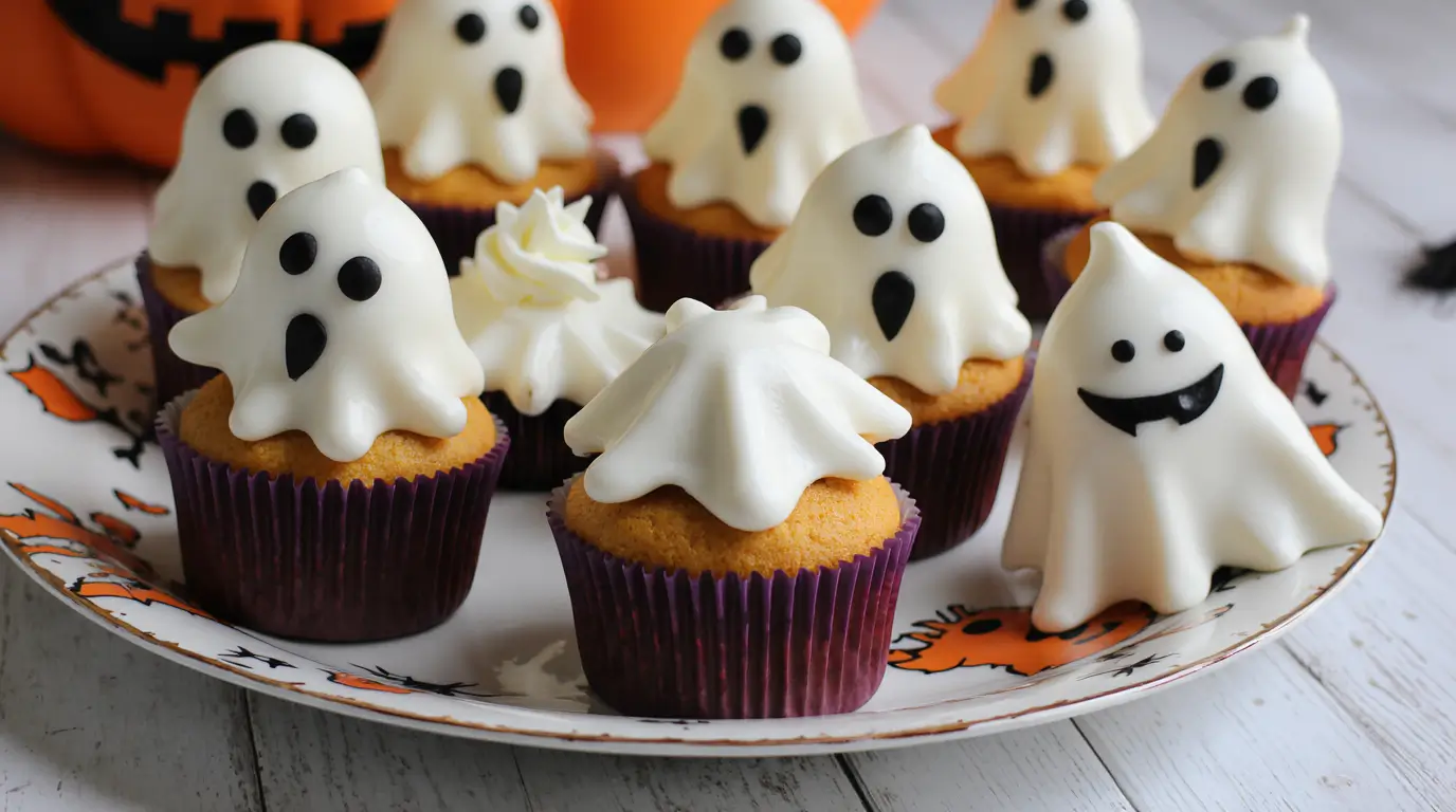 Halloween Ghost Cupcakes