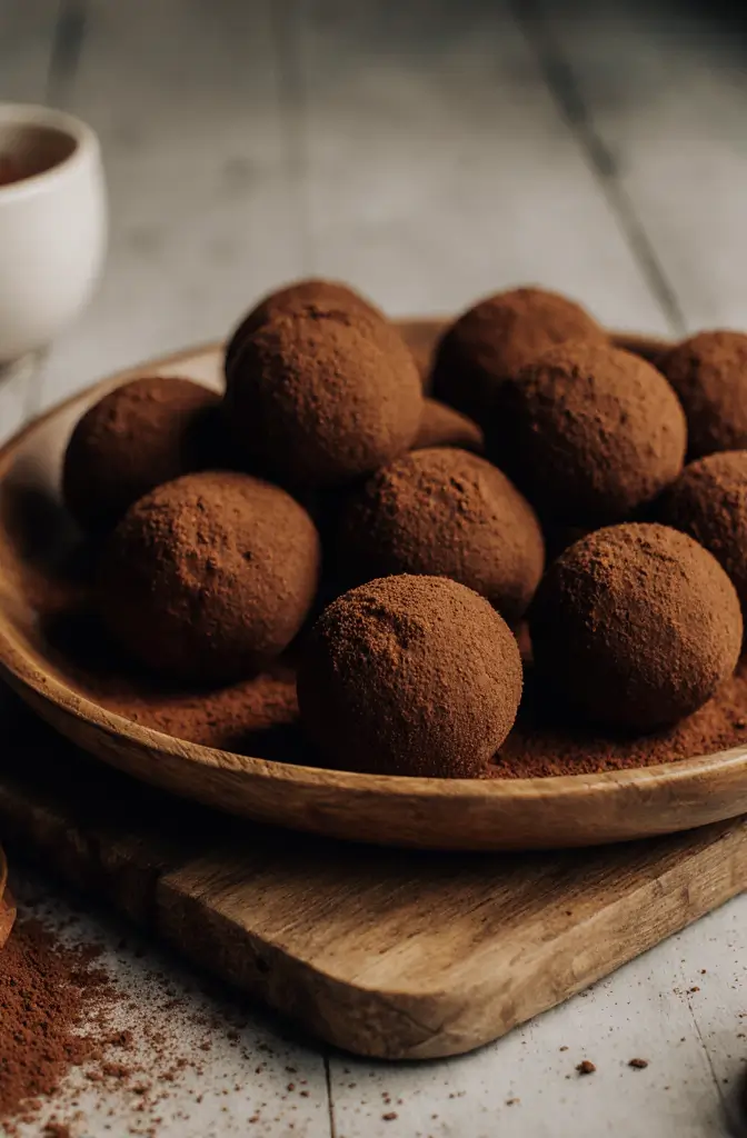 High Protein Chickpea Truffles
