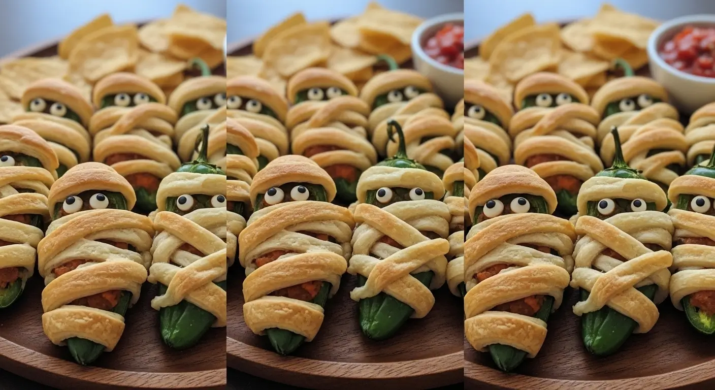 Mummy Jalapeño Poppers