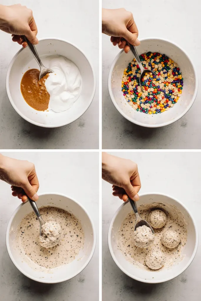 Protein Balls with Greek Yogurt