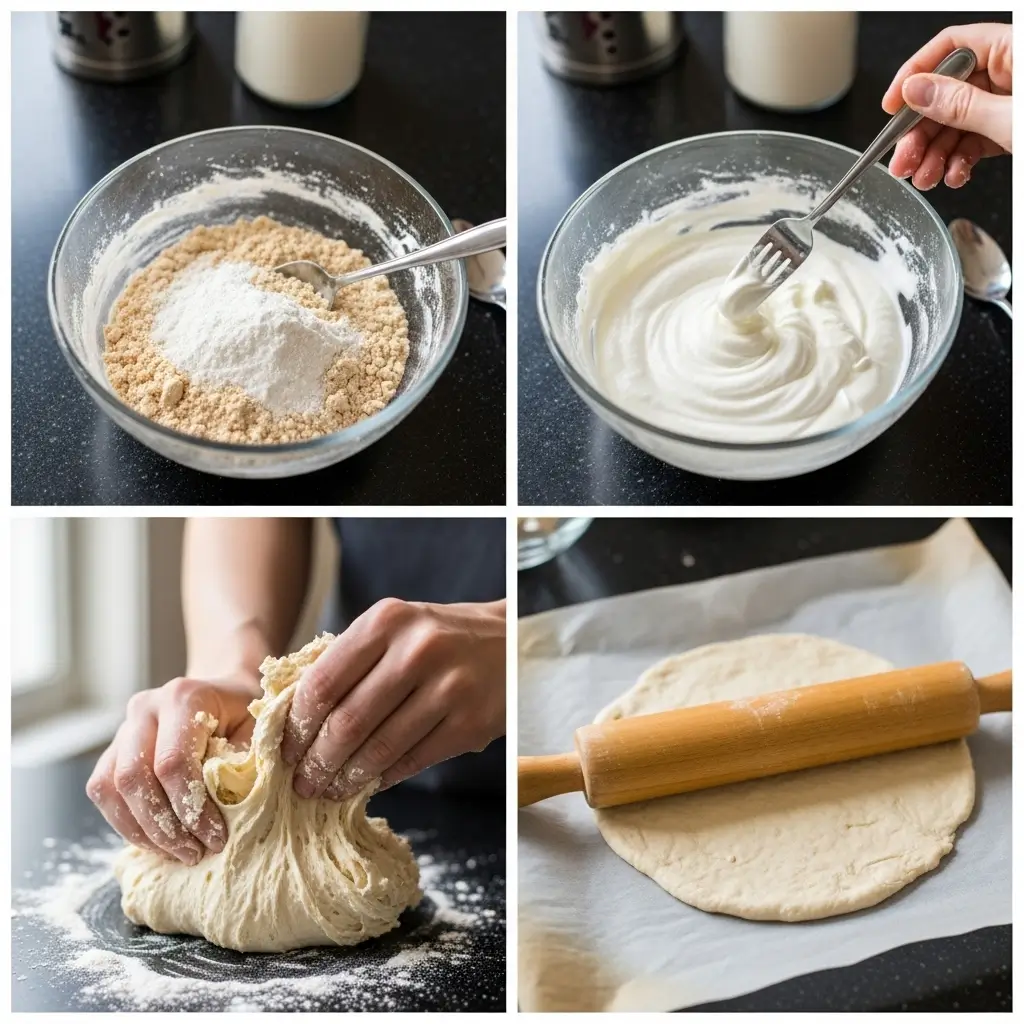 Protein Pizza Dough with Greek Yogurt