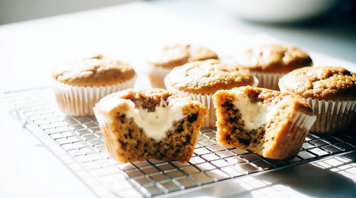 Pumpkin Cream Cheese Muffins