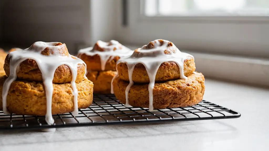 Pumpkin Protein Cinnamon Rolls