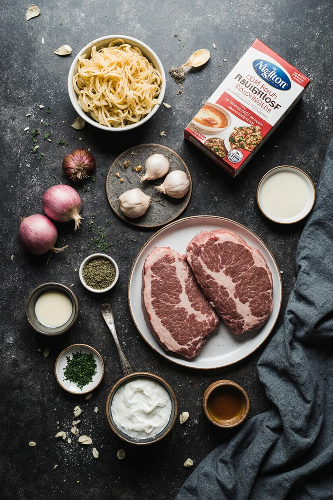 Slow Cooker Beef and Noodles