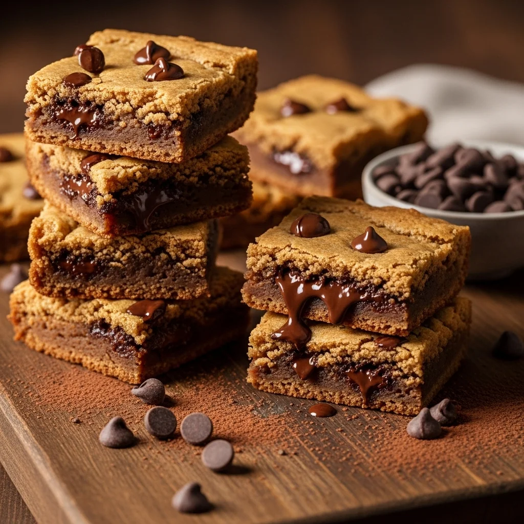 High Protein Chocolate Chip Blondies