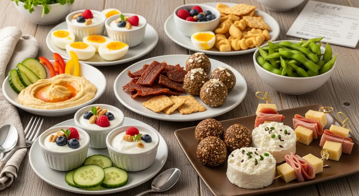 10 high protein low calorie snacks